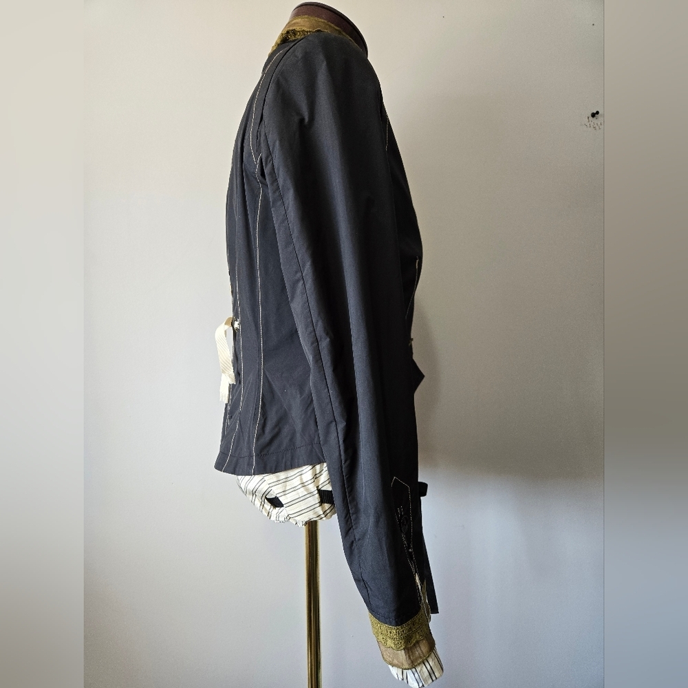 SPORTALM AUSTRIA "Vanilla Sky" Unique Navy Jacket With Shirt Underlayer.  Small - Picture 5 of 16